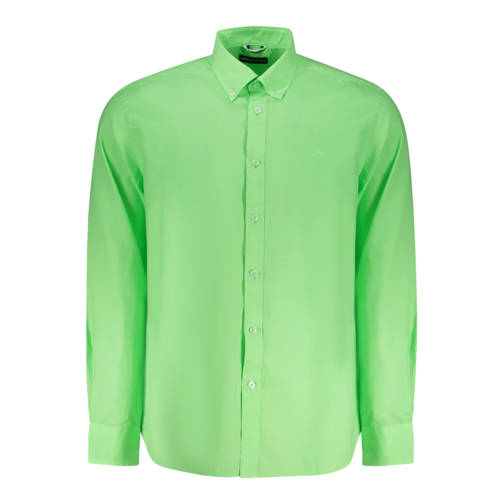 North Sails Men's Green Casual Shirts, L, Long Sleeve Shirt