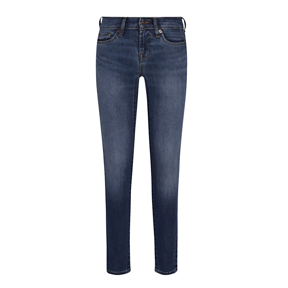 7 For All Mankind Skinny Jeans Blue Dames