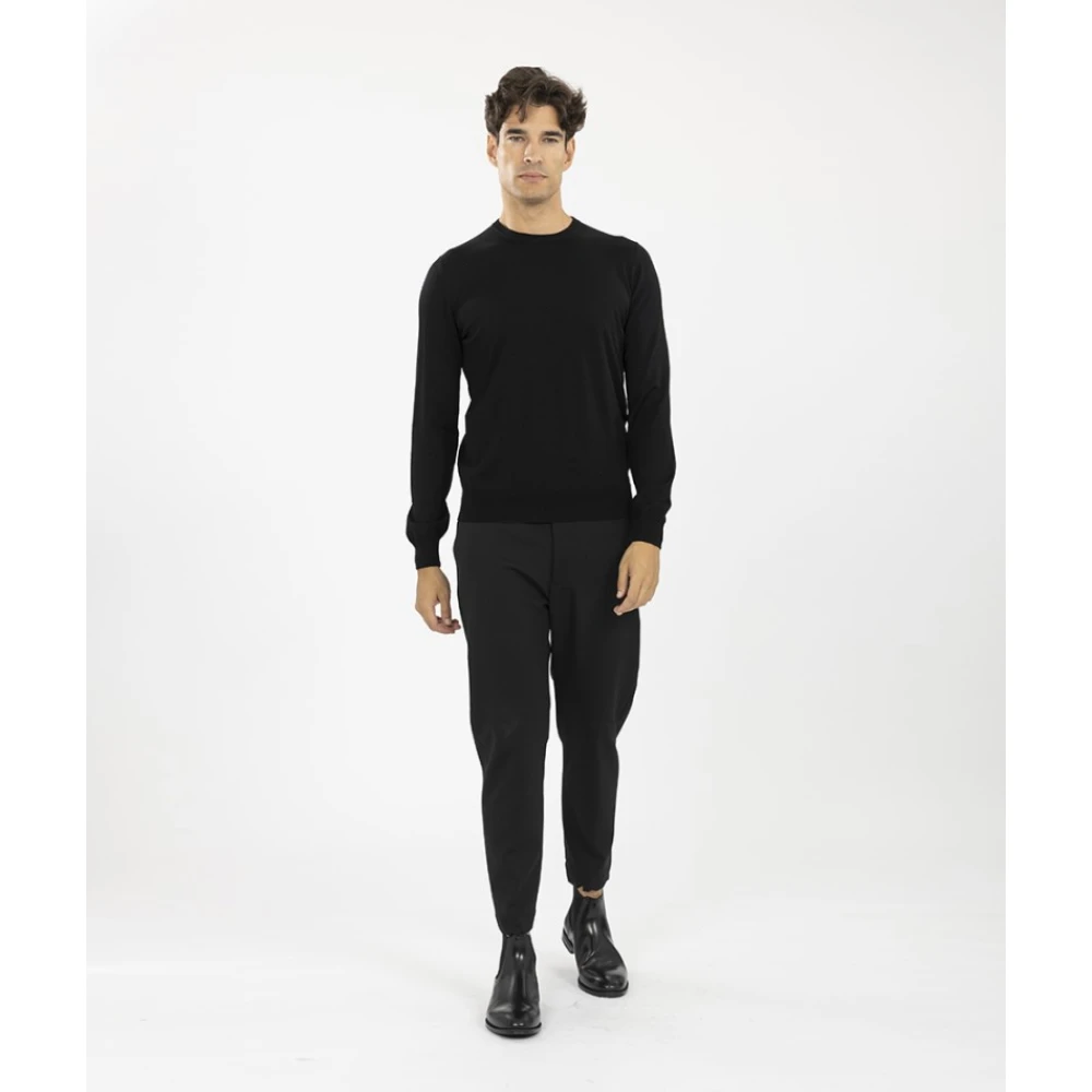 Nine In The Morning Technische wollen joggerbroek Black Heren