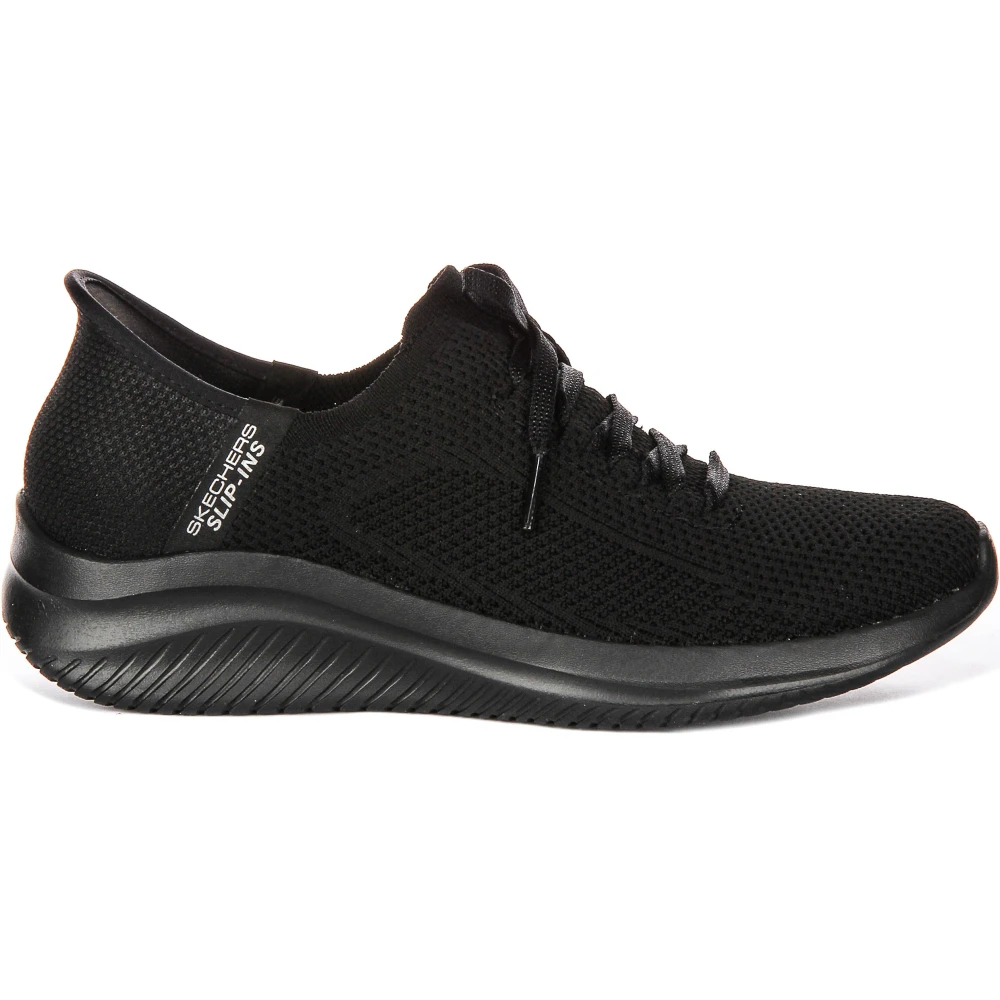 Skechers Women's Black Sneakers, 5 Uk, Vegan Trainers For