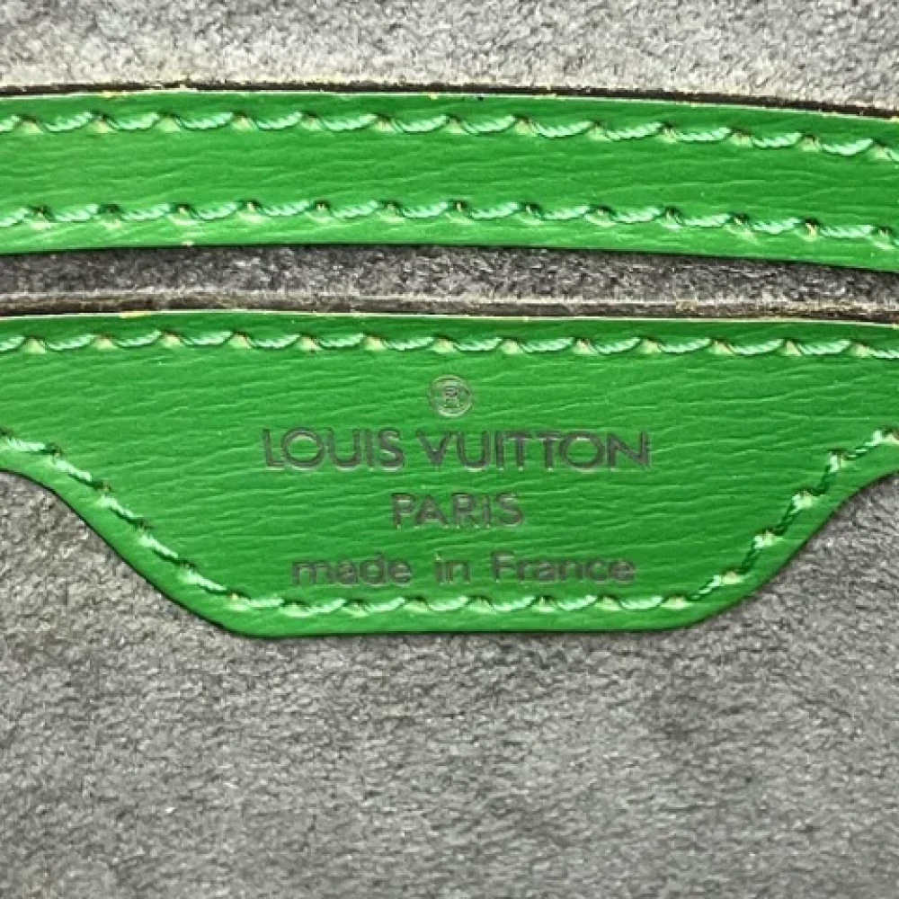 Louis Vuitton Vintage Pre-owned Leather shoulder-bags Green Dames
