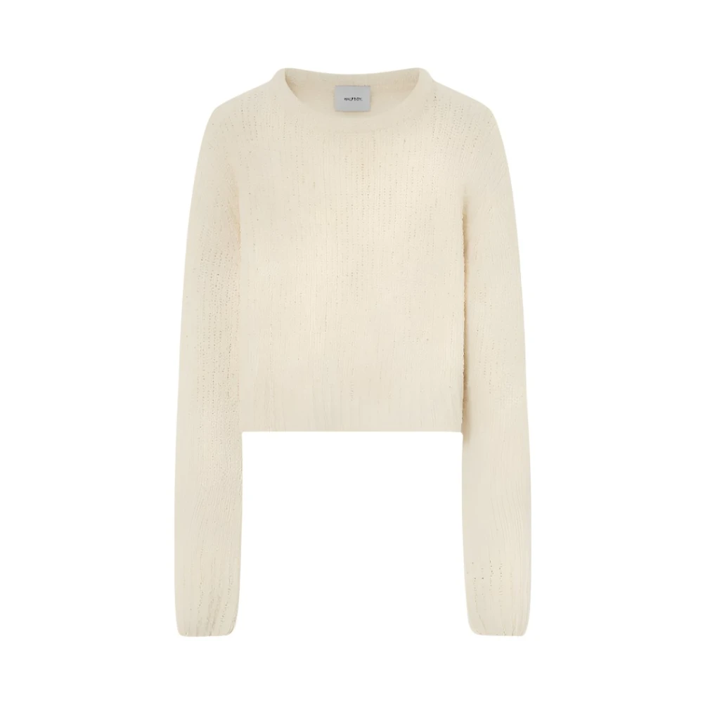 Halfboy Off White Alice Pullover Sweater Beige Dames