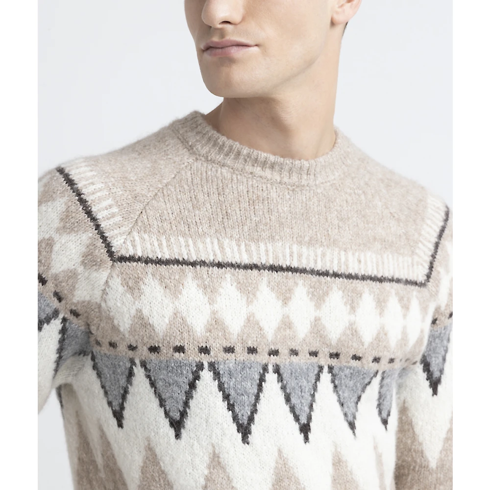 PESERICO Trui in alpaca katoen en wol garen Multicolor Heren