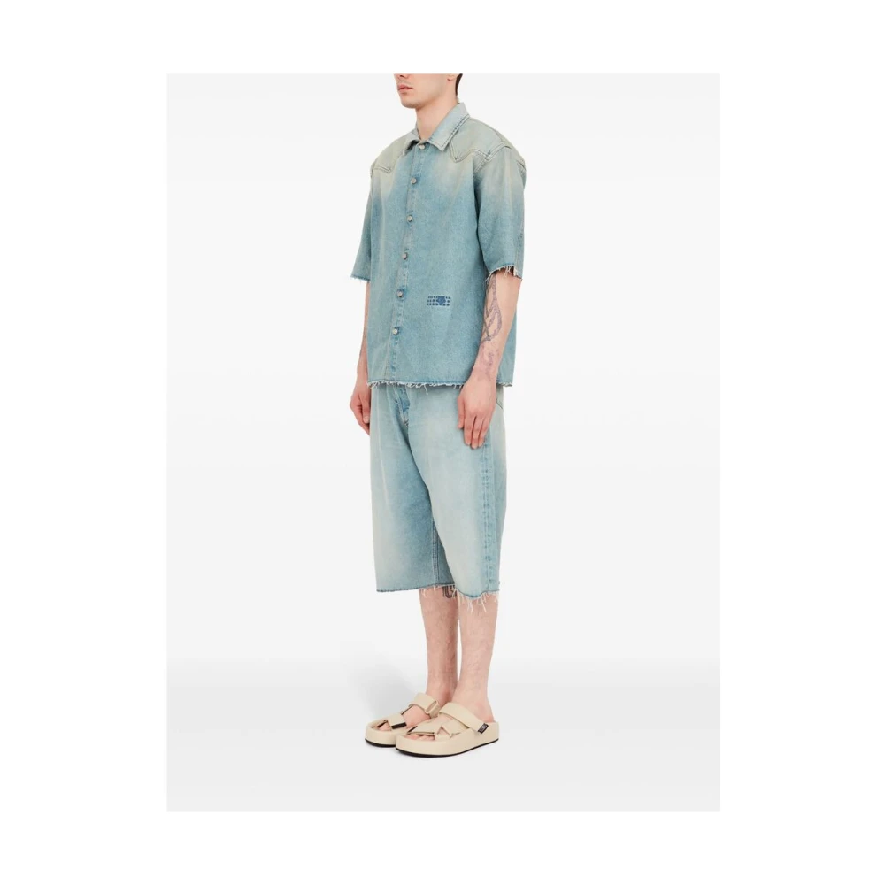 MM6 Maison Margiela Denim Shirt Blue Heren