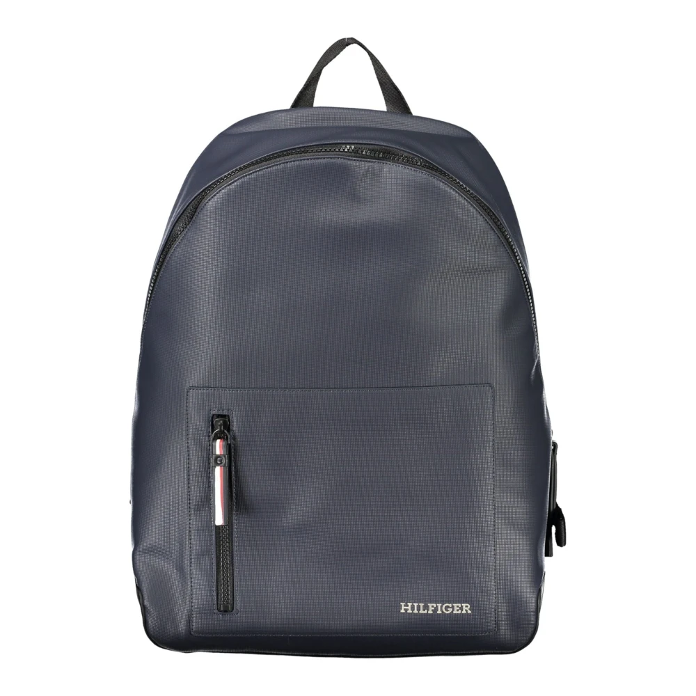 Tommy Hilfiger Men's Blue Backpack With Laptop Compartt
