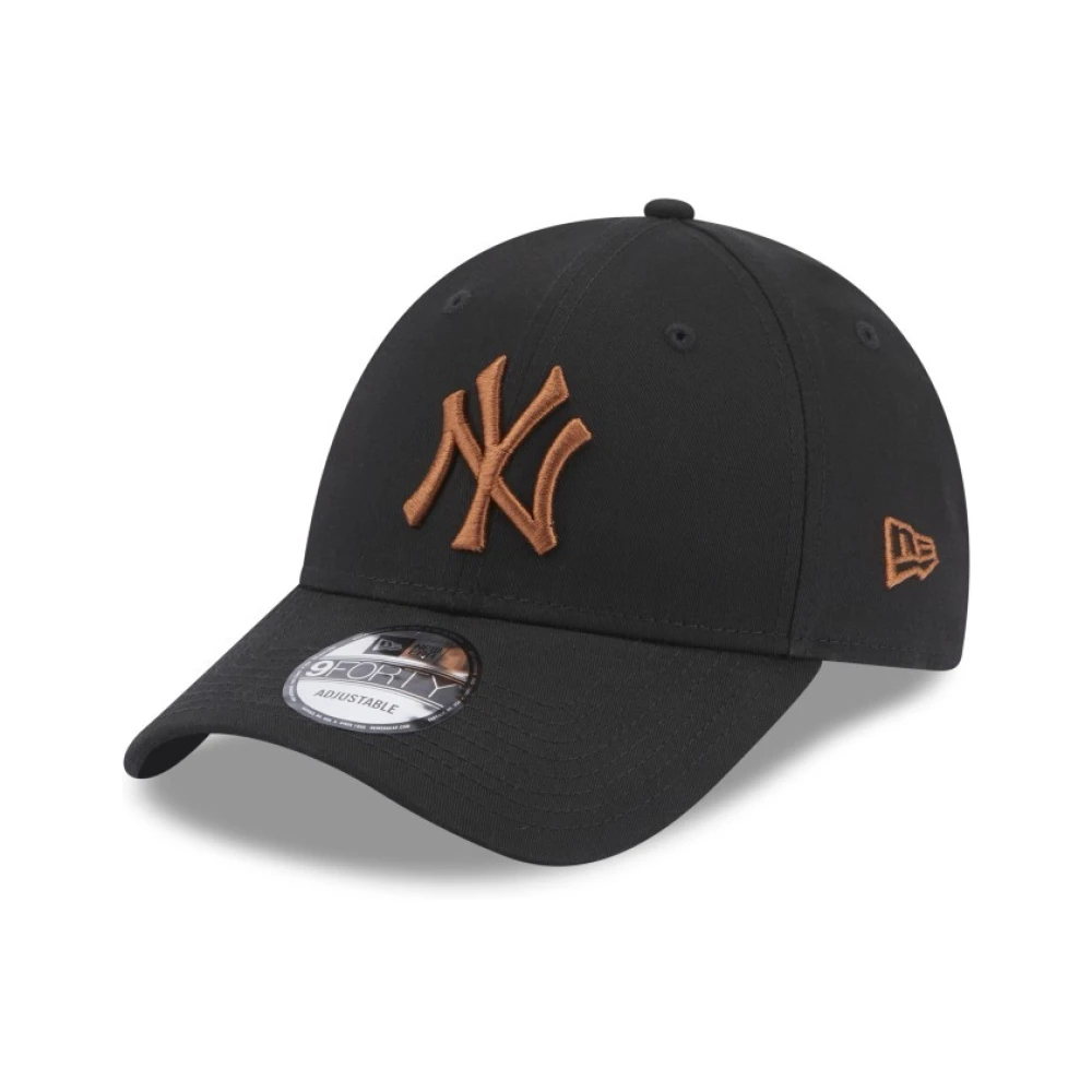 New Era Svart Yankees League Essential Keps Black, Herr