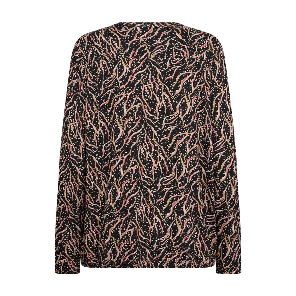 Soyaconcept Felicity Blush Shirt met Allover Print Multicolor Dames