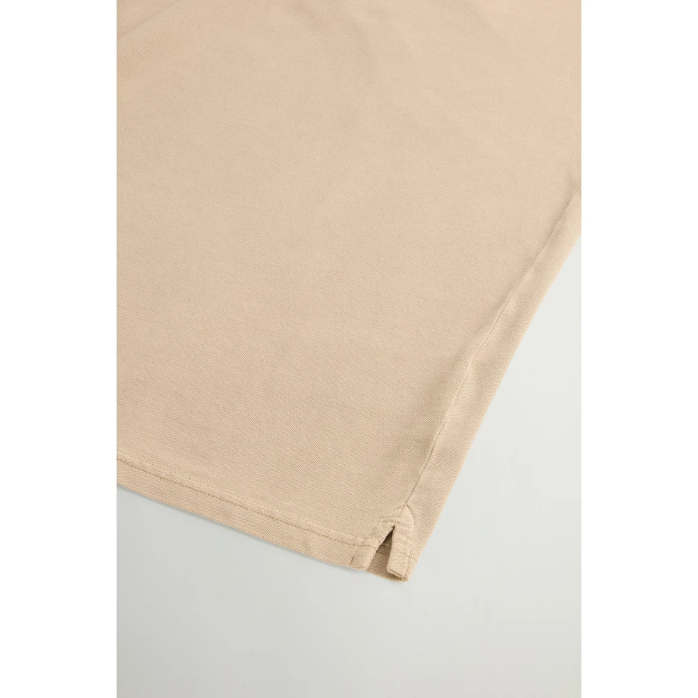 Woolrich Klassieke Polo voor de Zomer Beige Heren