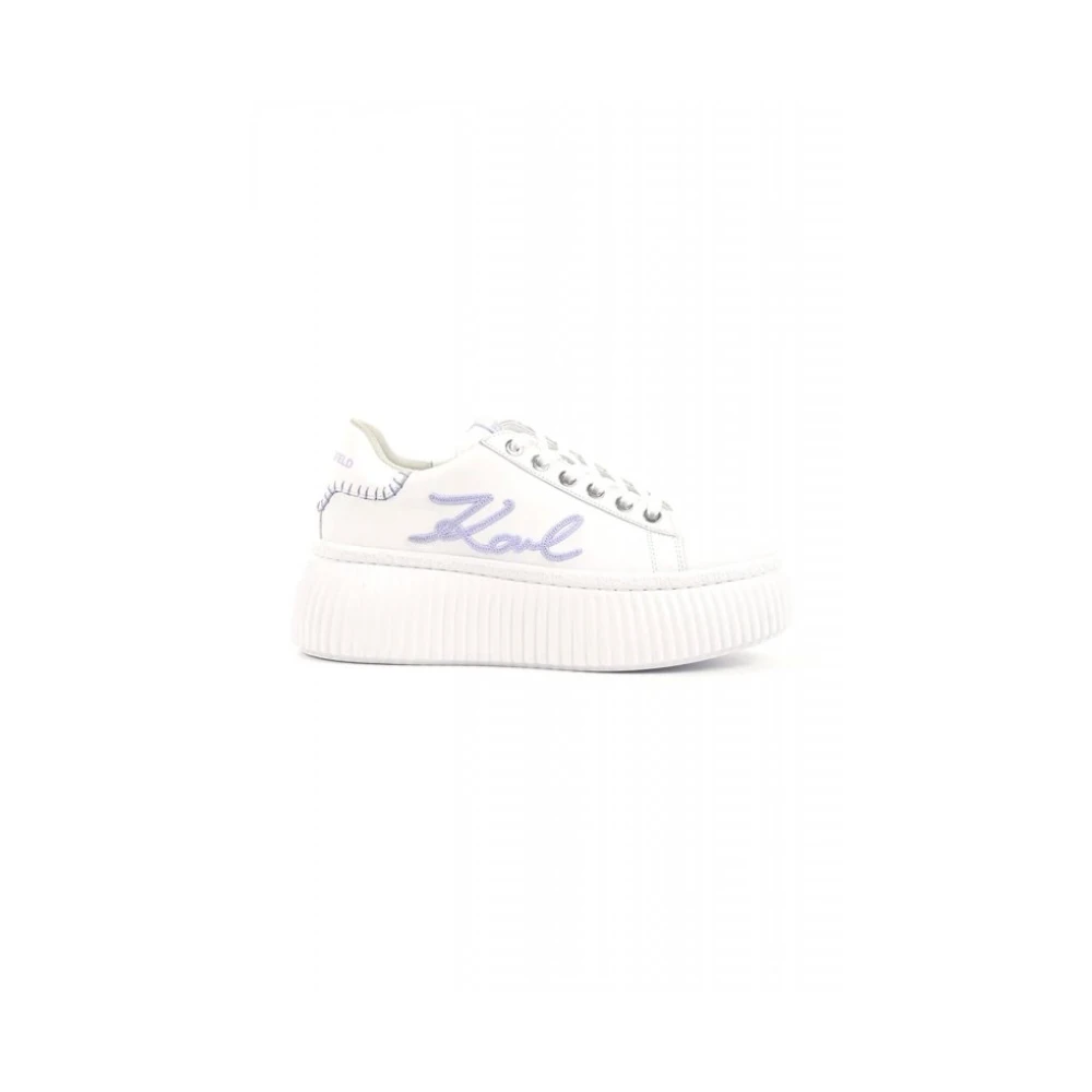 Karl Lagerfeld Kreeper Lo Dames Schoenen Wit