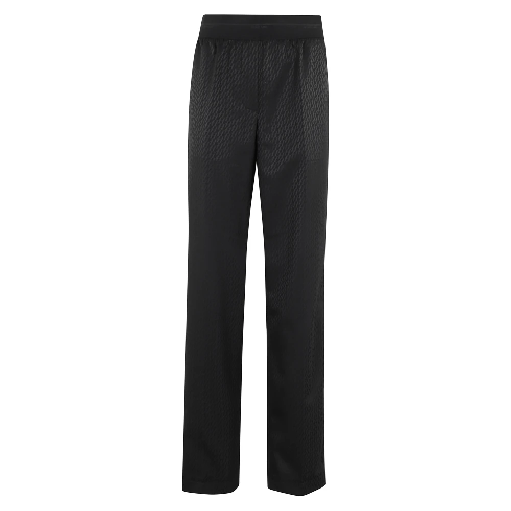 Helmut Lang Slim Fit Car Broek Black Dames
