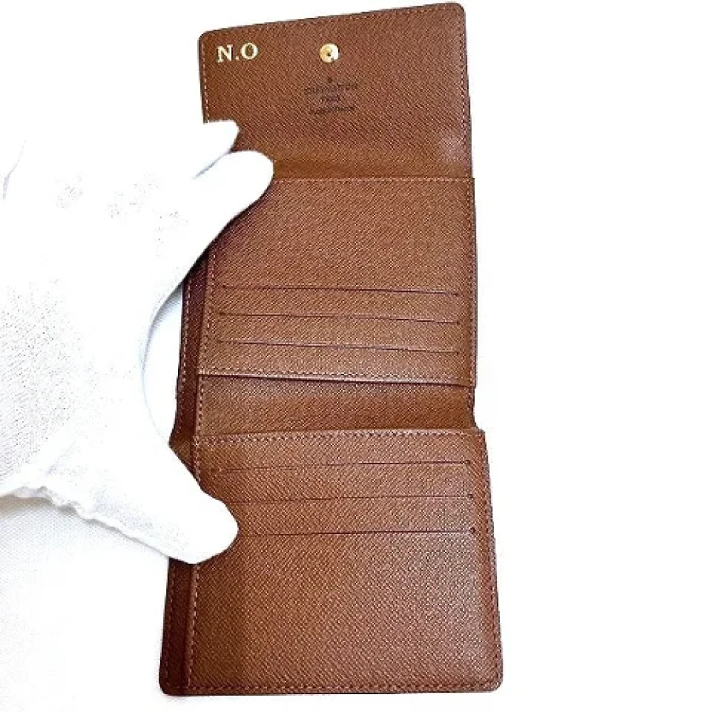 Louis Vuitton Vintage Pre-owned Canvas wallets Brown Dames