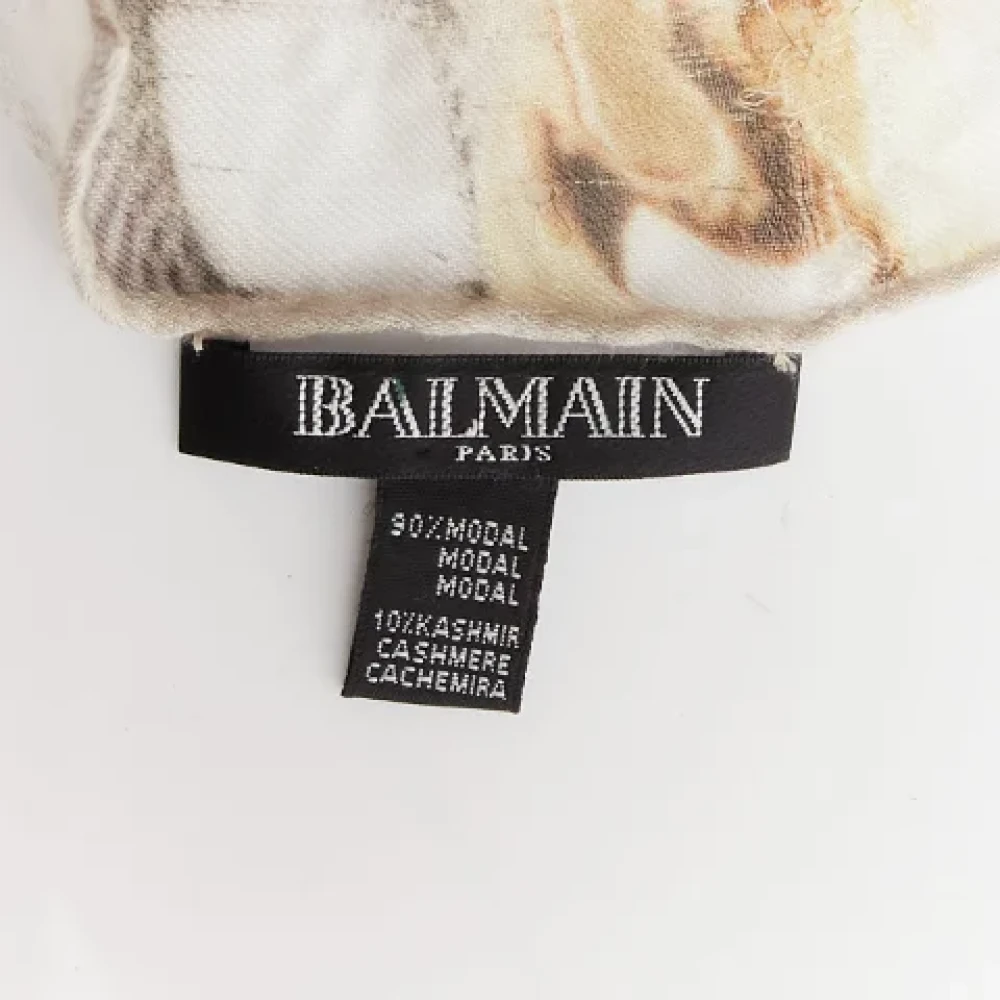 Balmain Pre-owned Fabric scarves Multicolor Dames