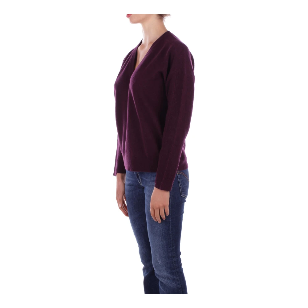Liu Jo Logo Sweater Collection 1 Side Purple Dames