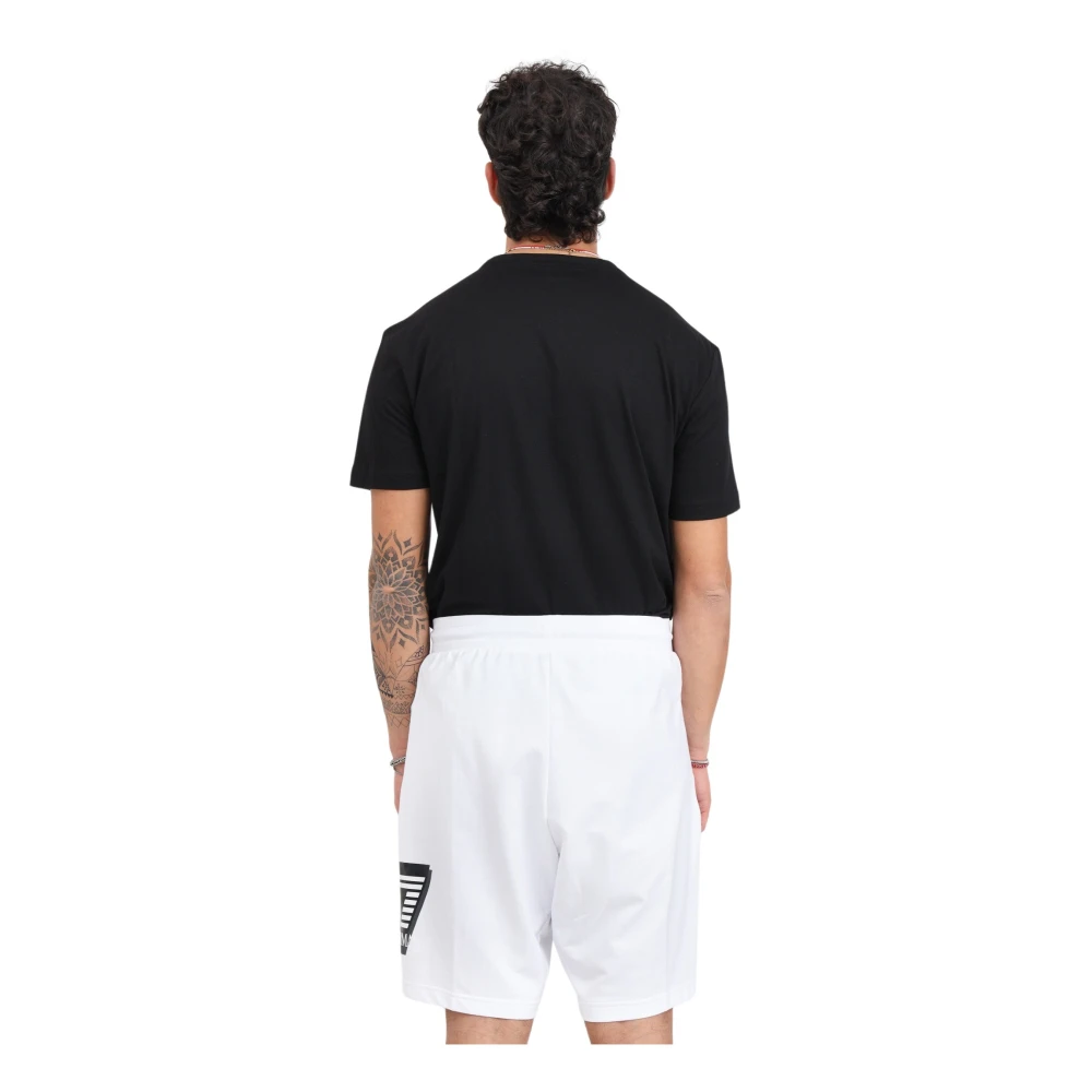 Emporio Armani EA7 Short Shorts White Heren