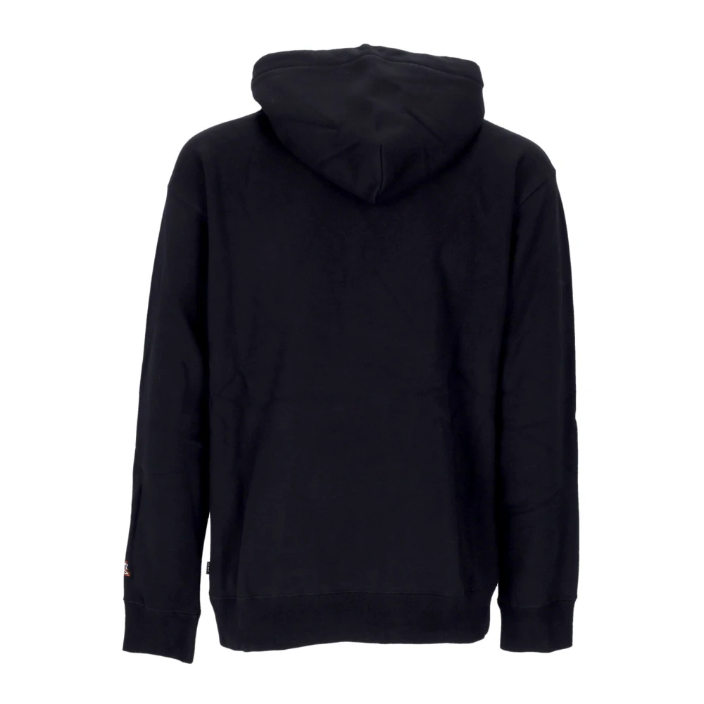 HUF Bayview Heren Hoodie Sweatshirt met Lange Mouwen Black Heren