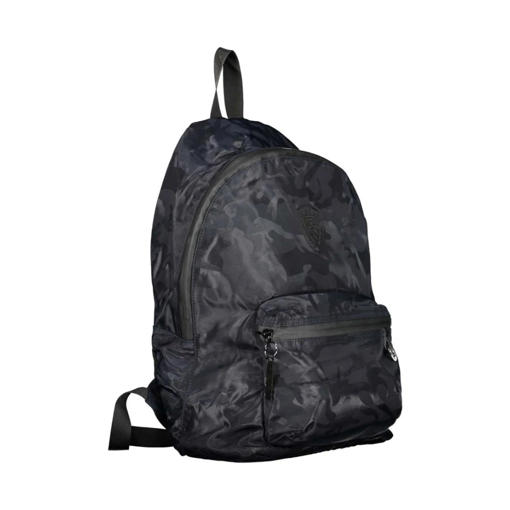 Blauer Elegante Urban Blue Rugzak met Laptopvak Blue Heren