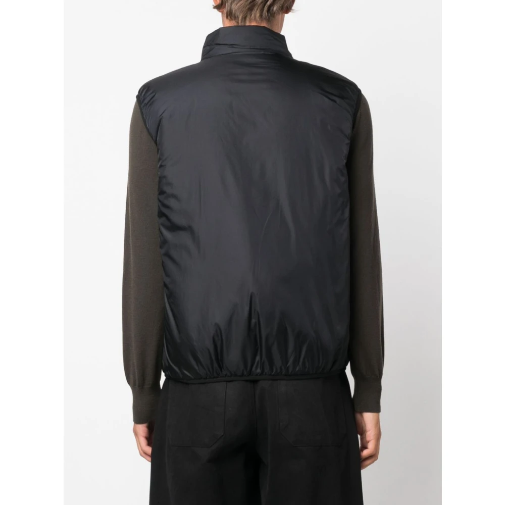 Aspesi Gewatteerd Gilet Vest Black Heren
