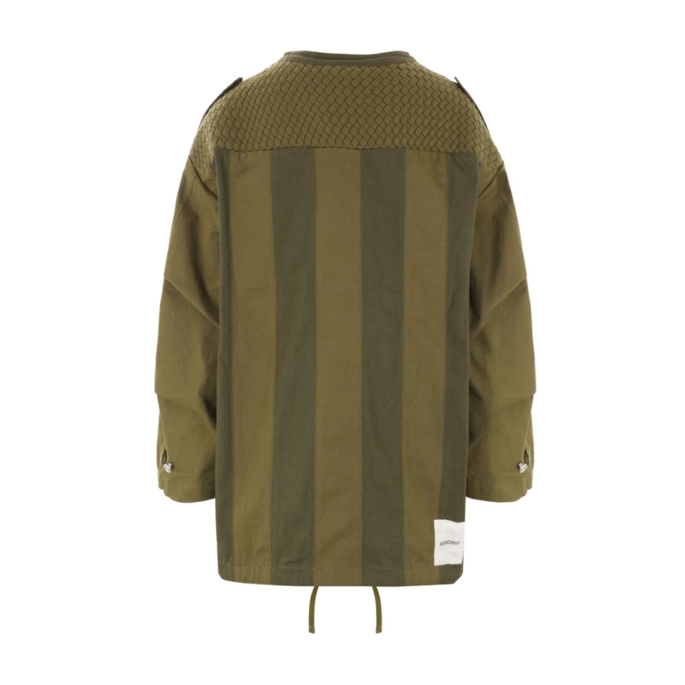 Namacheko Militair Groene Oversized Canvas Jas Green Heren