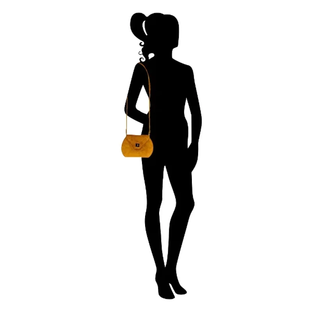 Hermès Vintage Pre-owned Suede shoulder-bags Brown Dames