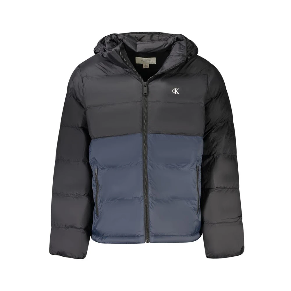Calvin Klein Long-Sleeved Jacket With Removable Hood - Male - Winter Jackets - Black - S - Jackets