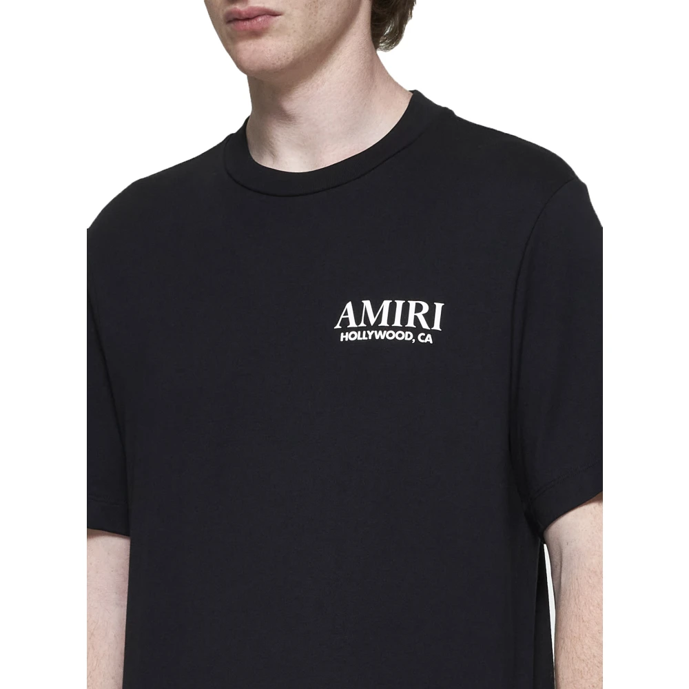 Amiri Bones Stacked T-shirt van katoen Black Heren