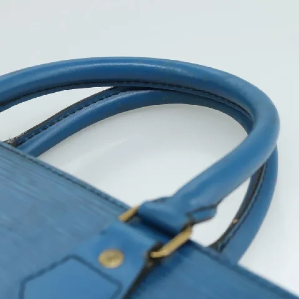 Louis Vuitton Vintage Pre-owned Leather handbags Blue Dames