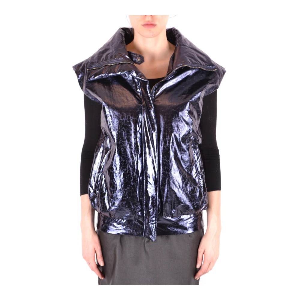 Alysi Blue Vest - Female - Waistcoats - Xs - Jackets