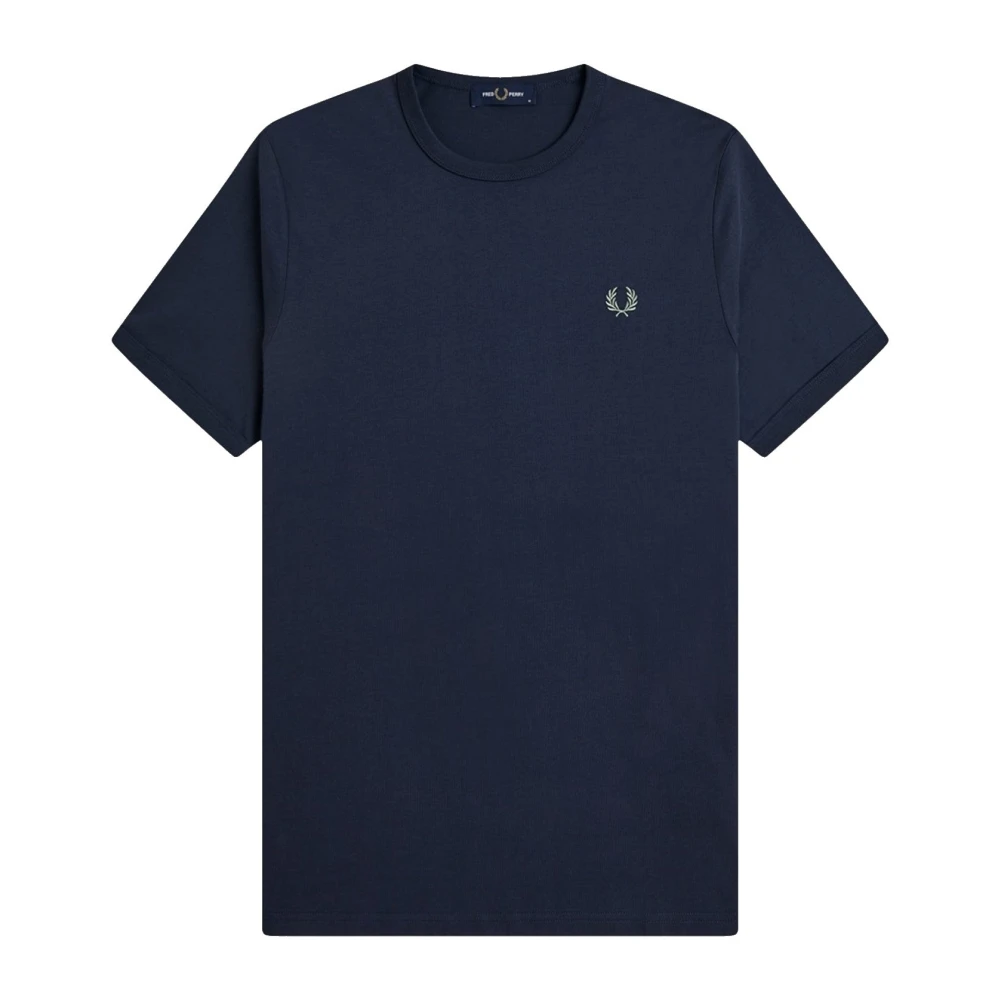 Fred Perry Bleu T-Shirt Ringer - Image 3