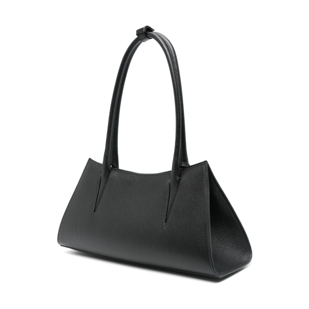 Mugler Zwarte Kliksluiting Tote Tas Black Dames