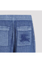 short-bleu-en-lin-a-cordon-de-serrage