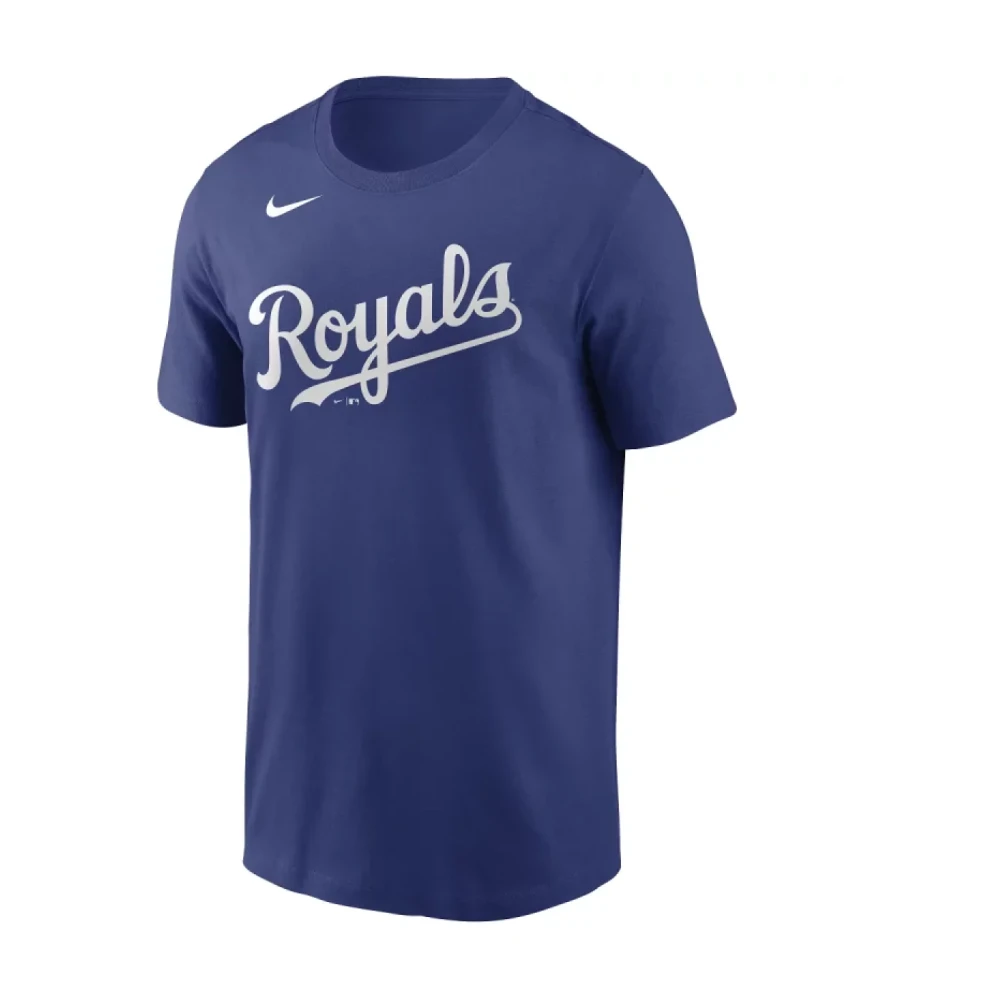 Nike MLB Kansas City Royals T-Shirt Blue Heren