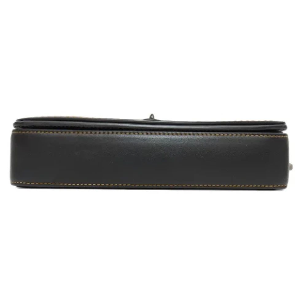 Coach Pre-owned Leather shoulder-bags Black Dames