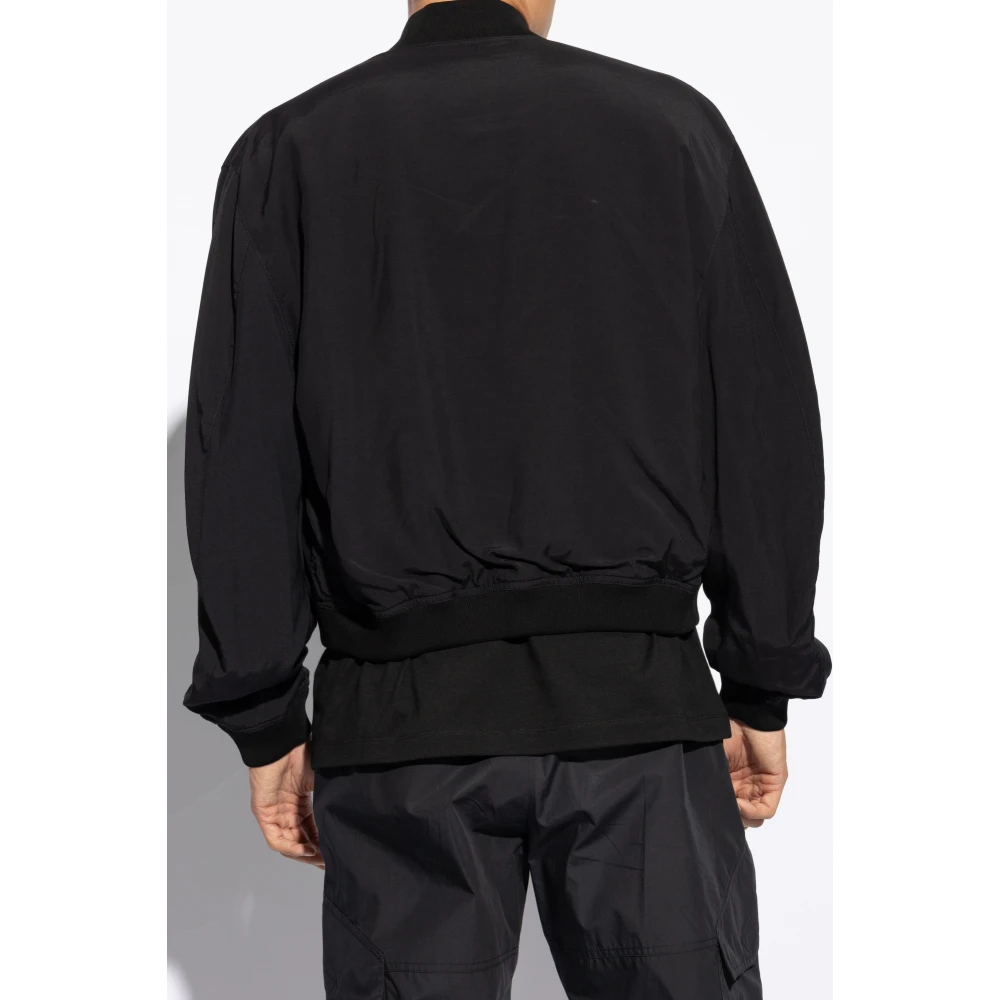 Versace Omkeerbare bomberjack Black Heren