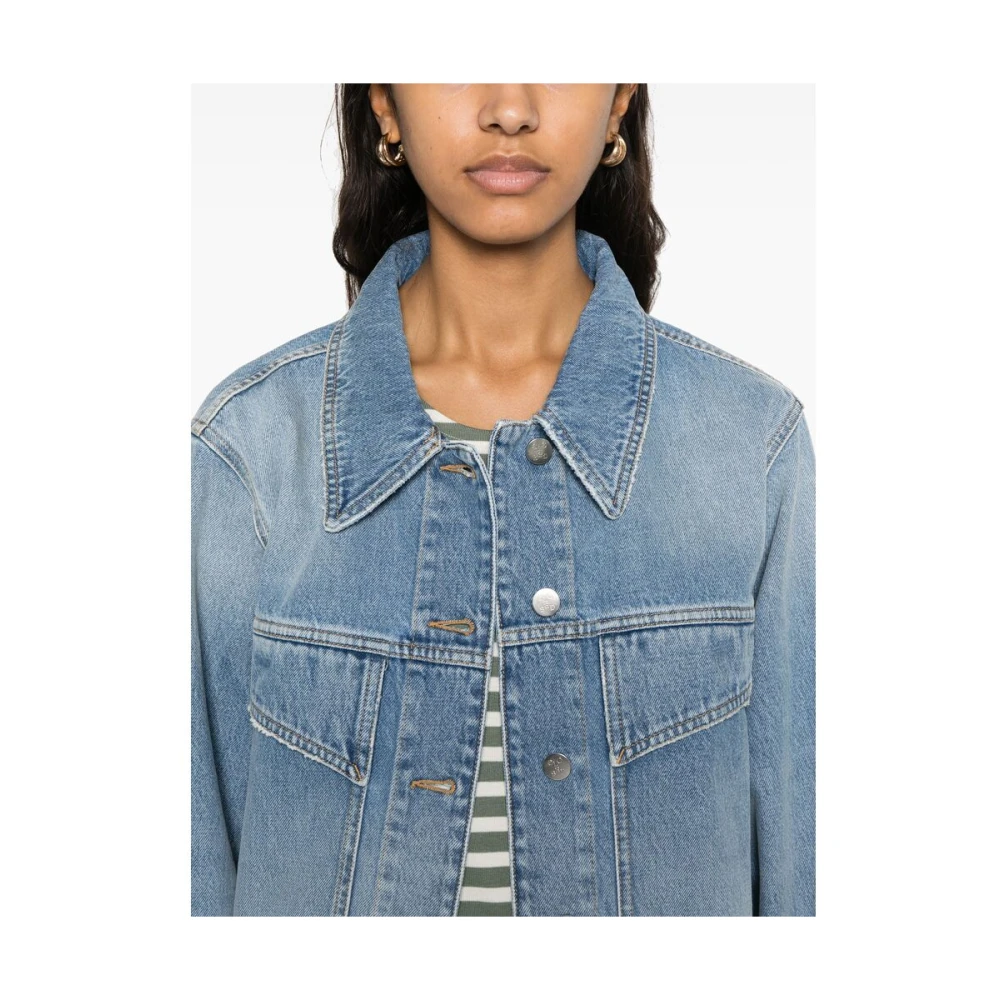 closed Lichtblauwe Knoopjas Blue Dames