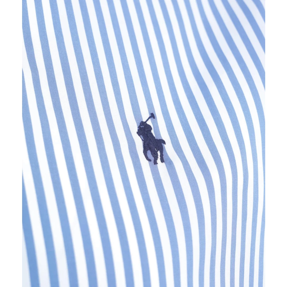 Polo Ralph Lauren Blauw Gestreept Elegant Overhemd Blue Dames