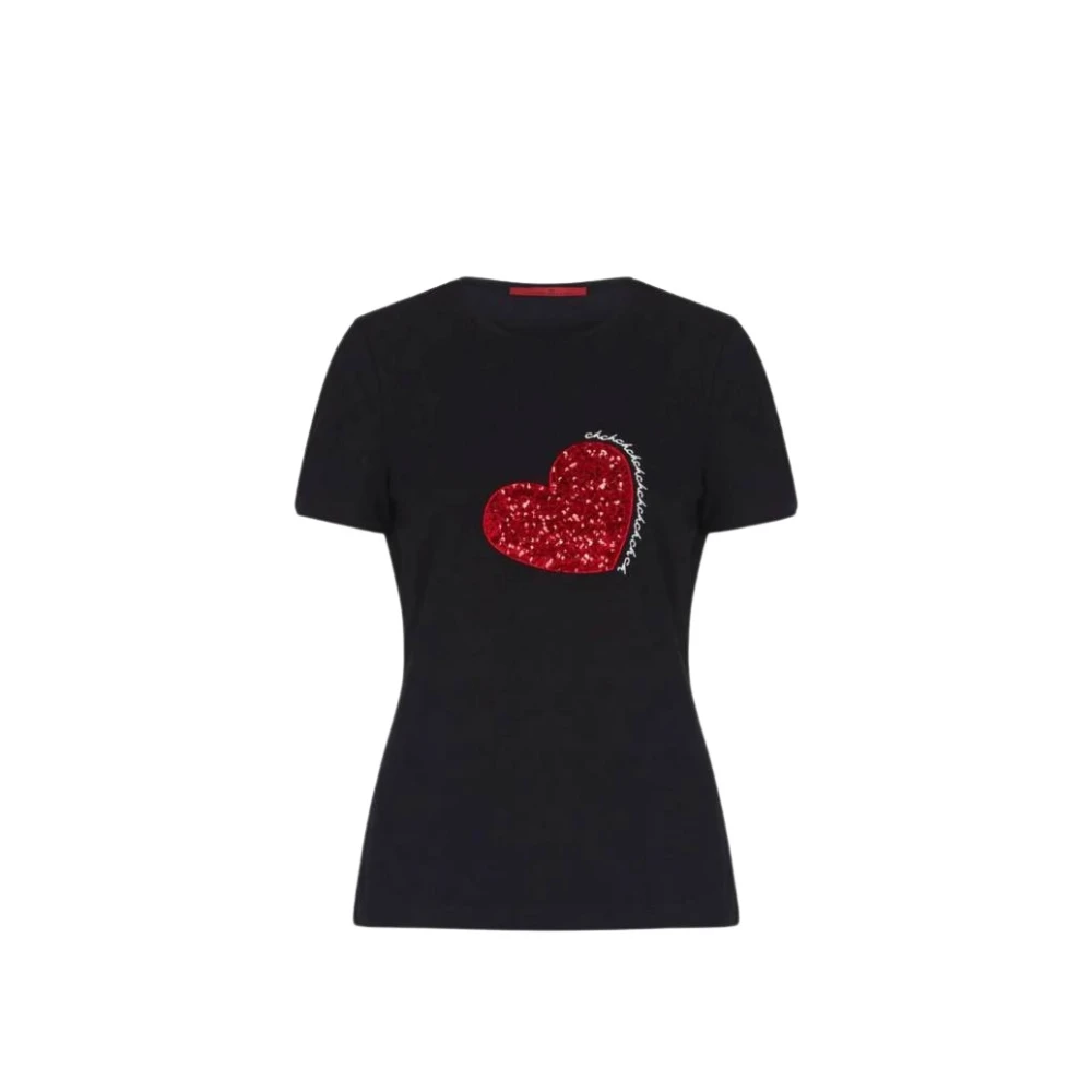 Carolina Herrera T-Shirts Black Dames