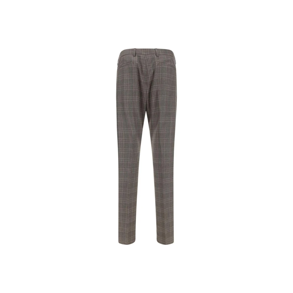 PS By Paul Smith Geruite Wollen Broek Klassieke Pasvorm Multicolor Heren