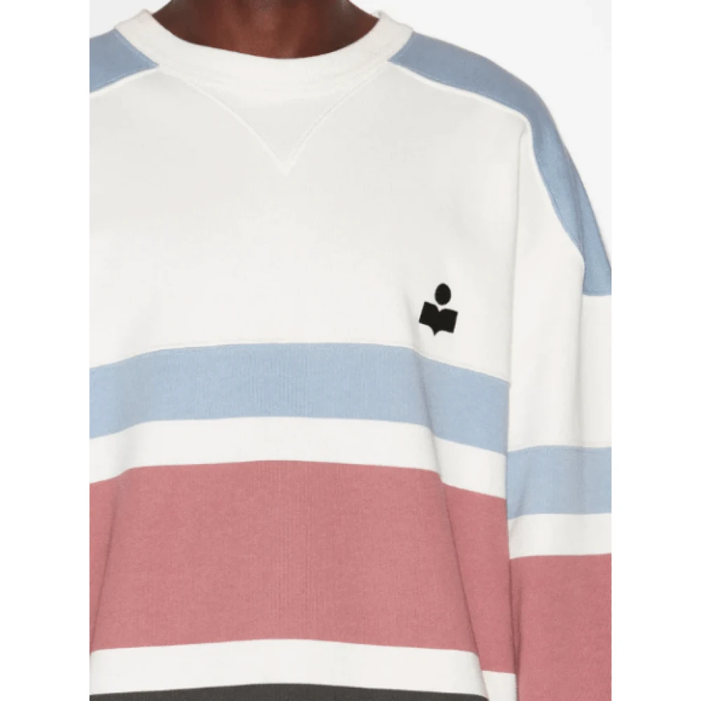 Isabel marant Gestreepte Logo Sweatshirt Multicolor Heren