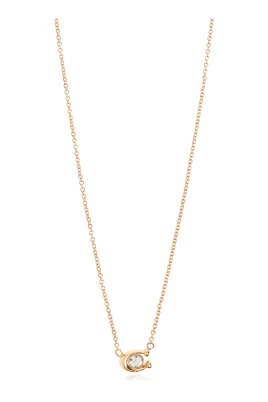 Halsband med logotypformat hänge