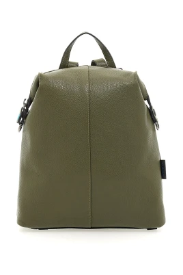 Stor läder militärgrön ryggsäck Shopper