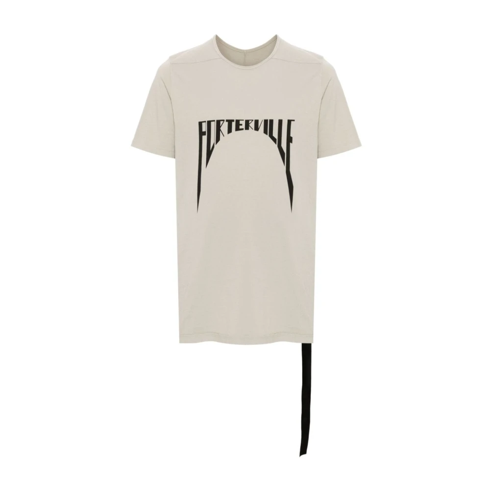 Rick Owens Zwart Parel T-Shirts Level T White Heren