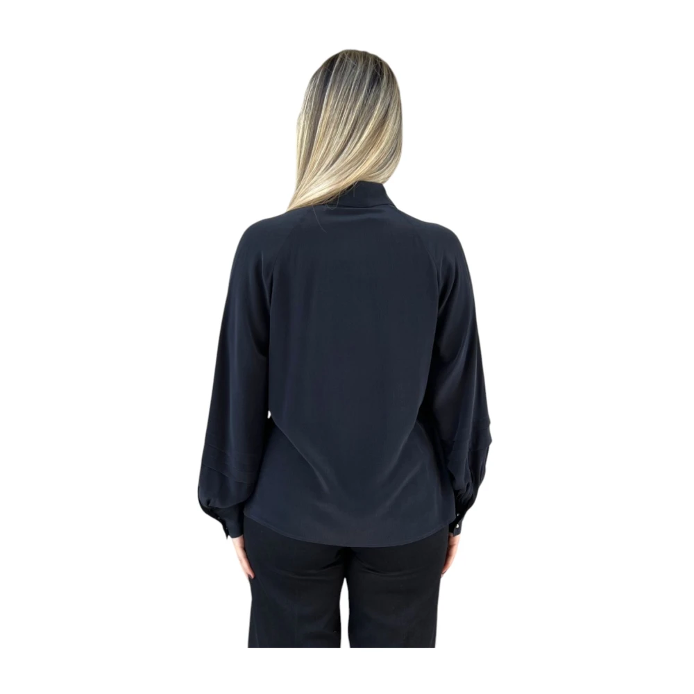 Max Mara Studio Stijlvolle Blouse voor Vrouwen Black Dames
