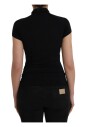 haut-noir-a-manches-courtes-a-col-roule