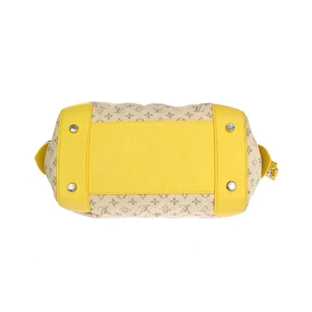 Louis Vuitton Vintage Pre-owned Fabric handbags Beige Dames