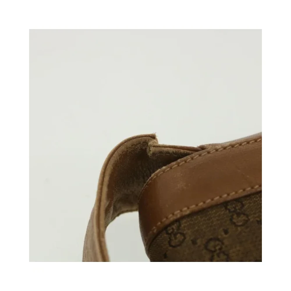 Gucci Vintage Pre-owned Canvas gucci-bags Beige Dames