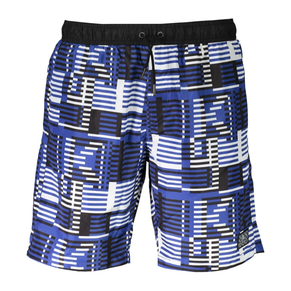 Karl Lagerfeld Zwemkleding Kostuum Onderdeel Heren Blauw Multicolor Heren