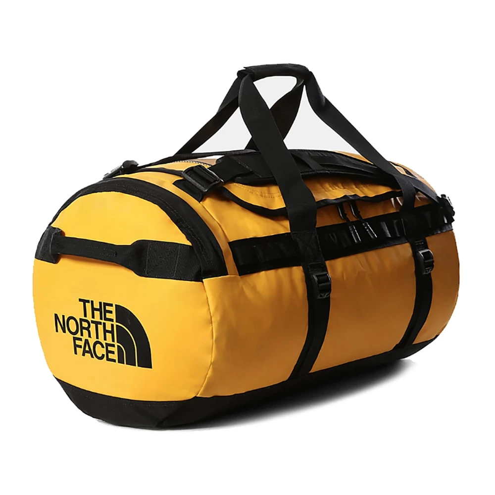 The North Face Cilindrische Base Camp Duffel Tas Yellow Heren