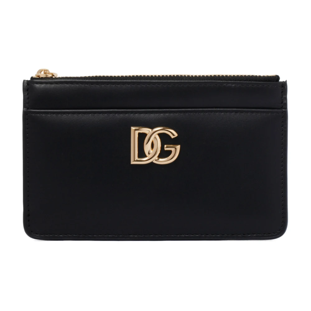 Dolce & Gabbana Women's Black Wallets & Cardholders, One Size, Cardholder With Dg Logo