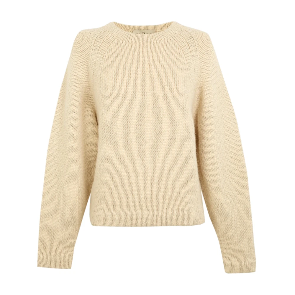 Cortana Women's Ivory Lina, Jersey In Baby Alpaca And Merino Wool