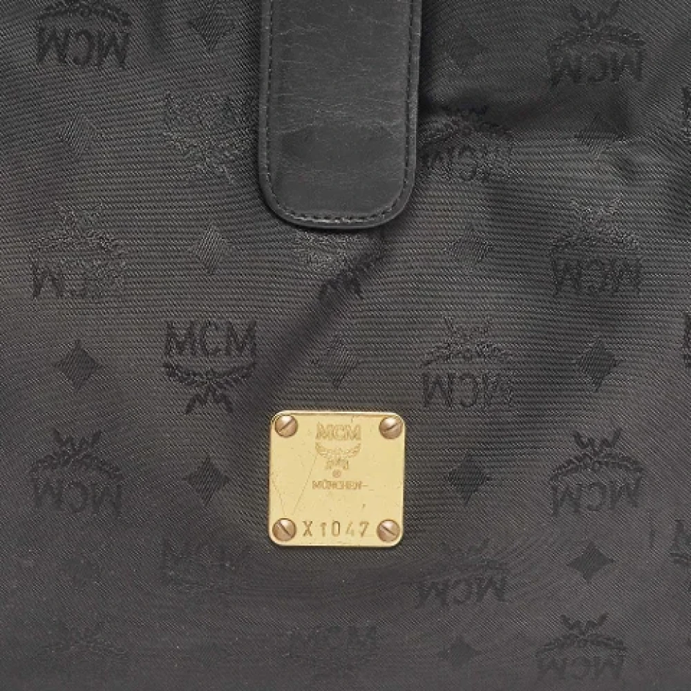 MCM Pre-owned Leather handbags Black Dames